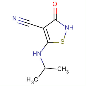 2,3-Dihydro-5-(isopropylamino)-3-oxoisothiazole-4-carbonitrile Structure,663958-33-6Structure