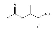 α-methyllevulinic acid Structure,6641-83-4Structure