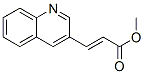 3-喹啉-2-丙烯酸甲酯結(jié)構(gòu)式_66417-78-5結(jié)構(gòu)式