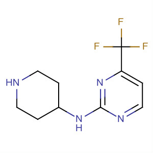 1-(4-Trifluoromethylpyrimidin-2-yl)piperidin-4-ylamine Structure,664302-97-0Structure