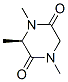 2,5-Piperazinedione,1,3,4-trimethyl-,(r)-(9ci) Structure,66445-42-9Structure