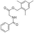 Hippuric acid 2,4,6-trimethylbenzyl ester Structure,6645-32-5Structure