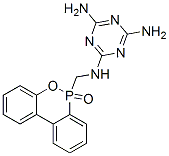 N-[(10-氧代-9,10-二氫-9-氧雜-10-磷雜菲-10-基)甲基]-1,3,5-三嗪-2,4,6-三胺結(jié)構(gòu)式_66499-31-8結(jié)構(gòu)式