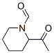 1-Piperidinecarboxaldehyde, 2-acetyl-(9ci) Structure,66552-03-2Structure