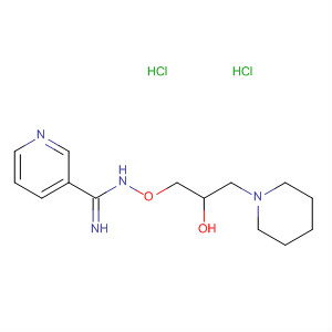 N-(2-hydroxy-3-(piperidin-1-yl)propoxy)nicotinimidamidedihydrochloride Structure,66611-37-8Structure