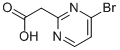 4-Bromo-2-pyrimidineacetic acid Structure,66621-83-8Structure