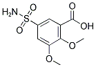 2,3-Dimethoxy-5-sulphamoylbenzoic acid Structure,66644-80-2Structure