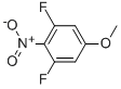 1,3-Difluoro-5-methoxy-2-nitro-benzene Structure,66684-62-6Structure