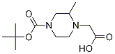 4-Carboxymethyl-3-methyl-piperazine-1-carboxylic acid tert-butyl ester Structure,666853-16-3Structure