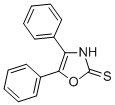 4,5-Diphenyl-2-mercaptooxazole Structure,6670-13-9Structure