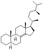 (5Alpha)-ergost-8(14)-ene Structure,6673-69-4Structure