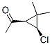 Ethanone, 1-(3-chloro-2,2-dimethylcyclopropyl)-, cis-(9ci) Structure,66788-31-6Structure