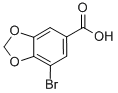 7-Bromobenzo[d][1,3]dioxole-5-carboxylicacid Structure,66799-93-7Structure