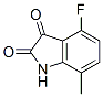 4-Fluoro-7-methyl isatin Structure,668-24-6Structure