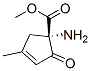 3-Cyclopentene-1-carboxylicacid,1-amino-4-methyl-2-oxo-,methylester,(1s)-(9ci) Structure,669060-21-3Structure