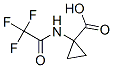 1-[(2,2,2-Trifluoroacetyl)amino]cyclopropanecarboxylic acid Structure,669066-98-2Structure