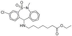 Tianeptine ethyl ester Structure,66981-77-9Structure