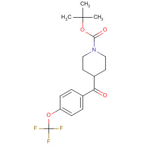 Tert-butyl 4-(4-(trifluoromethoxy)benzoyl)piperidine-1-carboxylate Structure,670275-85-1Structure