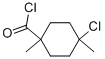 Cyclohexanecarbonyl chloride, 4-chloro-1,4-dimethyl-(9ci) Structure,67060-13-3Structure