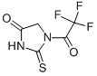 (9ci)-2-硫氧代-1-(三氟乙?；?-4-咪唑啉酮結(jié)構(gòu)式_671-99-8結(jié)構(gòu)式