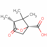 (1R)-(+)-樟腦烷酸結(jié)構(gòu)式_67111-66-4結(jié)構(gòu)式