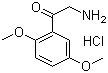 2-Amino-1-(2,5-dimethoxyphenyl)ethanone hydrochloride Structure,671224-08-1Structure