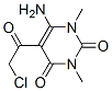 6-Amino-5-(2-chloro-acetyl)-1,3-dimethyl-1h-pyrimidine-2,4-dione Structure,67130-66-9Structure