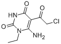 6-Amino-5-(chloroacetyl)-1-ethylpyrimidine-2,4(1h,3h)-dione Structure,67130-67-0Structure