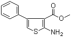 Methyl 2-amino-4-phenylthiophene-3-carboxylate Structure,67171-55-5Structure