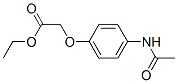 4-(Acetylamino)phenoxyacetic acid ethyl ester Structure,67202-81-7Structure