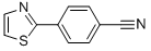 4-(1,3-Thiazol-2-yl)benzonitrile Structure,672324-84-4Structure