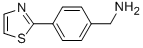 [4-(1,3-Thiazol-2-yl)phenyl]methylamine Structure,672324-87-7Structure