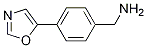 4-(5-Oxazolyl)benzenemethanamine Structure,672324-91-3Structure