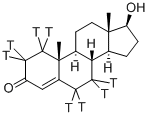 Testosterone [1,2,6,7-t4] Structure,67308-98-9Structure