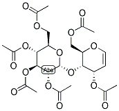 [(2R,3S,4R)-4-乙酰氧基-3-[(2R,3R,4S,5R,6R)-3,4,5-三乙酰氧基-6-(乙酰氧基甲基)四氫吡喃-2-基]氧基-3,4-二氫-2H-吡喃-2-基]甲基乙酸酯結(jié)構(gòu)式_67314-34-5結(jié)構(gòu)式