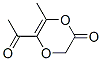 1,4-Dioxin-2(3h)-one, 5-acetyl-6-methyl-(9ci) Structure,673502-33-5Structure