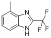 1H-benzimidazole,4-methyl-2-(trifluoromethyl)-(9ci) Structure,6742-83-2Structure