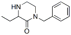 Piperazinone, 3-ethyl-1-(phenylmethyl)-(9ci) Structure,674283-98-8Structure