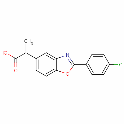 Benoxaprofen Structure,67434-14-4Structure