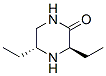 Piperazinone, 3,5-diethyl-, (3r,5r)-(9ci) Structure,674792-17-7Structure