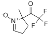 Ethanone, 1-(3,4-dihydro-2-methyl-1-oxido-2h-pyrrol-2-yl)-2,2,2-trifluoro-(9ci) Structure,675105-43-8Structure