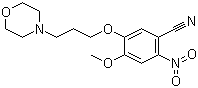 2-Amino-4-methoxy-5-(3-morpholinopropoxy)benzonitrile Structure,675126-26-8Structure