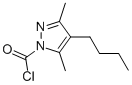 1H-pyrazole-1-carbonyl chloride, 4-butyl-3,5-dimethyl-(9ci) Structure,67514-69-6Structure