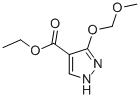 3-(Methoxymethoxy)-1h-pyrazole-4-carboxylic acid ethyl ester Structure,675149-54-9Structure