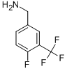 3-Trifluoromethyl-4-Fluorobenzylamine Structure,67515-74-6Structure