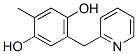 1,4-Benzenediol, 2-methyl-5-(2-pyridinylmethyl)-(9ci) Structure,675200-83-6Structure