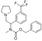 1-Pyrrolidin-2-(3-trifluoromethylphenyl)-2-(n-cbz-n-methyl)amino-ethane Structure,675602-69-4Structure