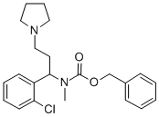 1-Pyrrolidin-3-(2-chlorophenyl)-3-(n-cbz-n-methyl)amino-propane Structure,675602-80-9Structure