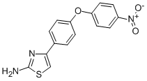 4-[4-(4-Nitrophenoxy)phenyl]thiazol-2-ylamine Structure,675602-96-7Structure