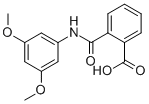 2-[[(3,5-Dimethoxyphenyl)amino]carbonyl]benzoic acid Structure,67563-92-2Structure